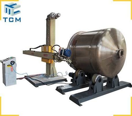 415V Automatic Metal Polishing Machine Surface Grinding Tank Shell  For Vessel Body