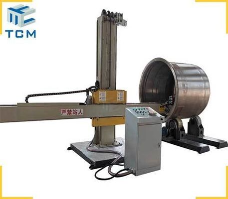 415V Automatic Metal Polishing Machine Surface Grinding Tank Shell  For Vessel Body