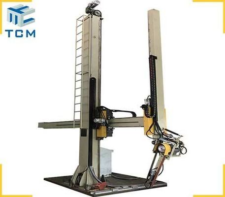 Steel Metal Dished End Polishing Machine Vertical Tank Grinding Automatic Buffing Machine