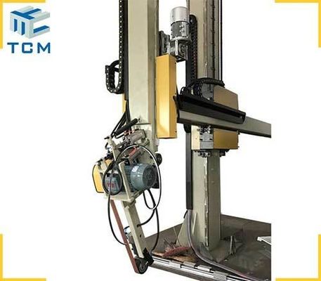 Steel Metal Dished End Polishing Machine Vertical Tank Grinding Automatic Buffing Machine