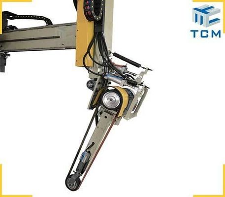 Steel Metal Dished End Polishing Machine Vertical Tank Grinding Automatic Buffing Machine