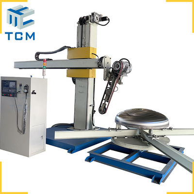 เครื่องเคลือบ CNC อัตโนมัติเต็ม เครื่องเคลือบถังเหล็ก 400V เครื่องเคลือบปลายจาน