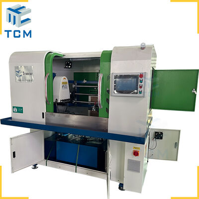 Inside elbow polish machine 90 degree bends PLC automatic polishing machine from Trancar Industries